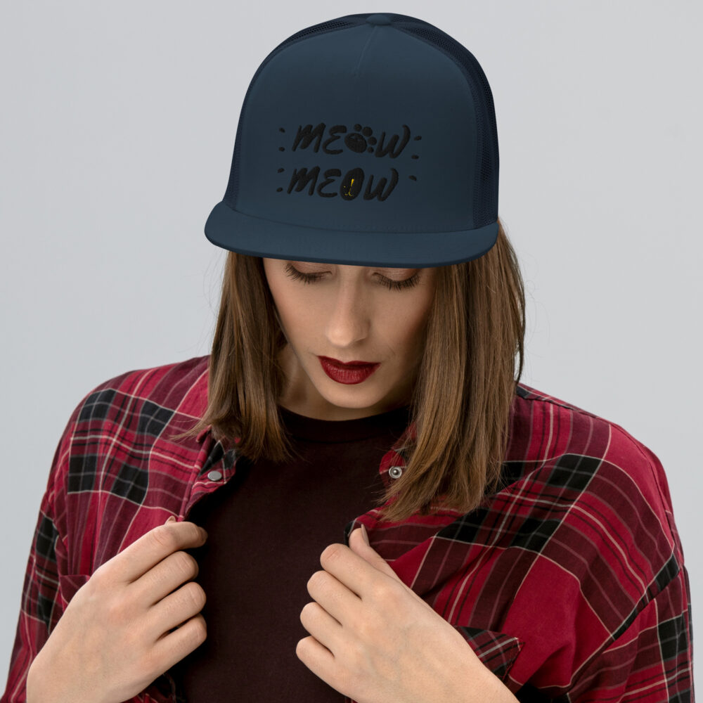 Two-Tone Meow Trucker Cap - immagine 6