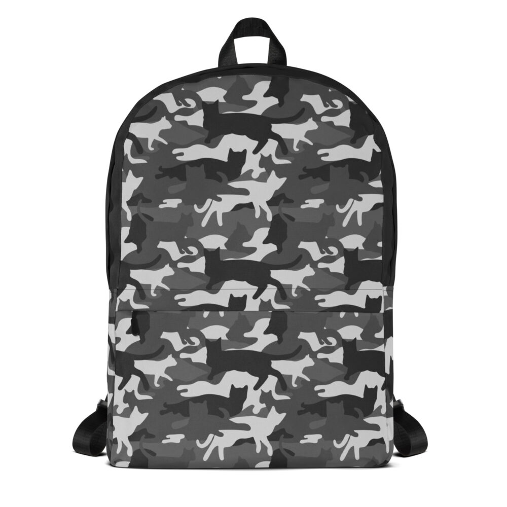 Zaino Grey camouflage cat