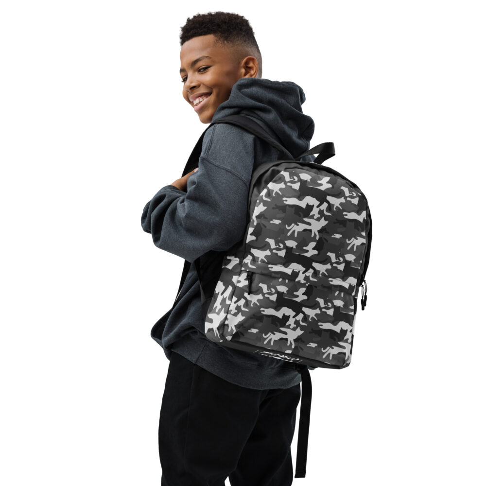 Zaino Grey camouflage cat - immagine 3