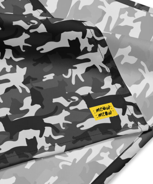 Bandana Grey Running Cats