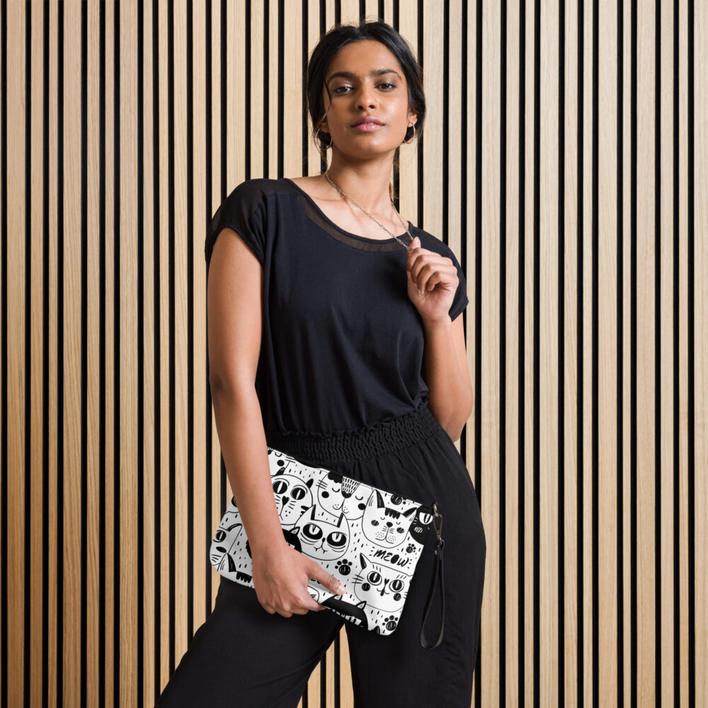 Clutch Cat Mosaic - Borsa a tracolla - immagine 9