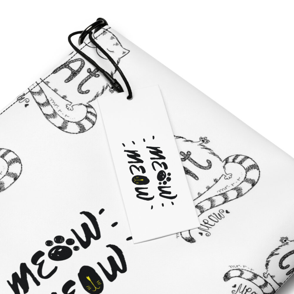 Clutch Feline Typography - Borsa a tracolla - immagine 8