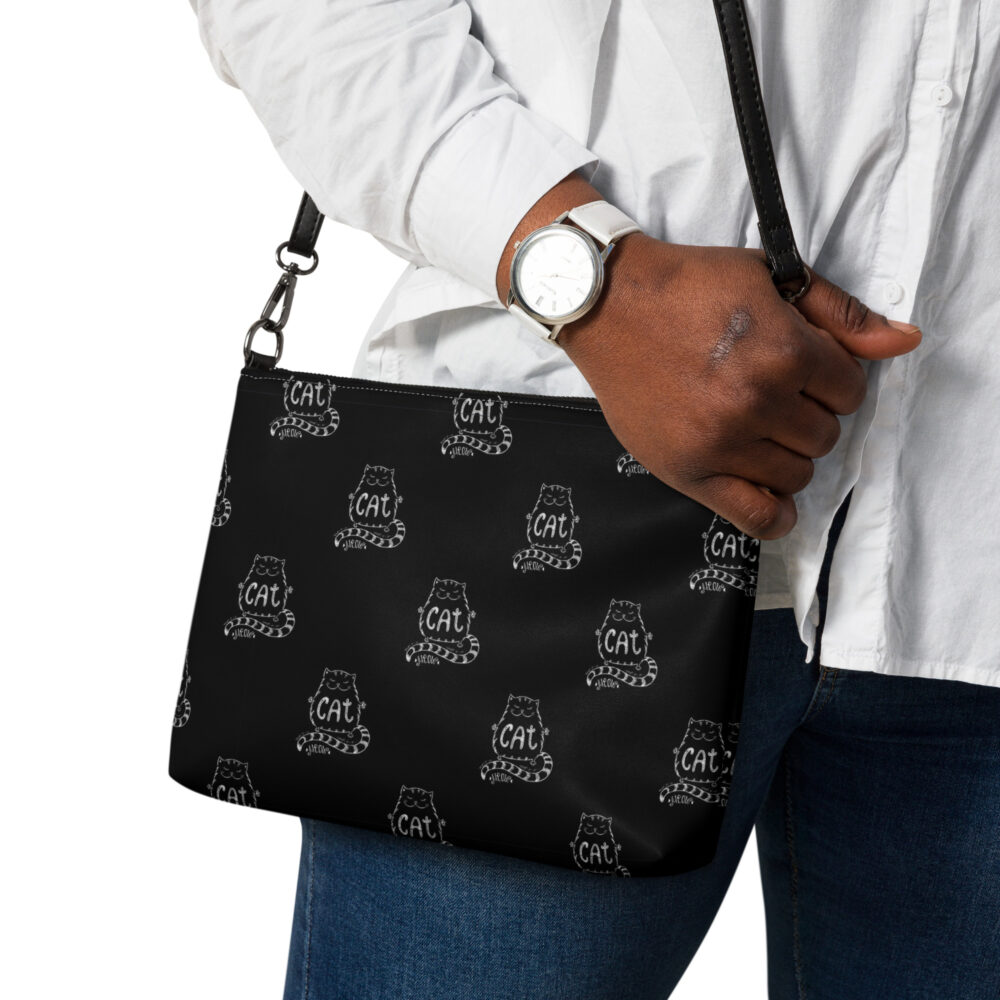 Clutch Midnight Meow - Borsa a tracolla - immagine 3
