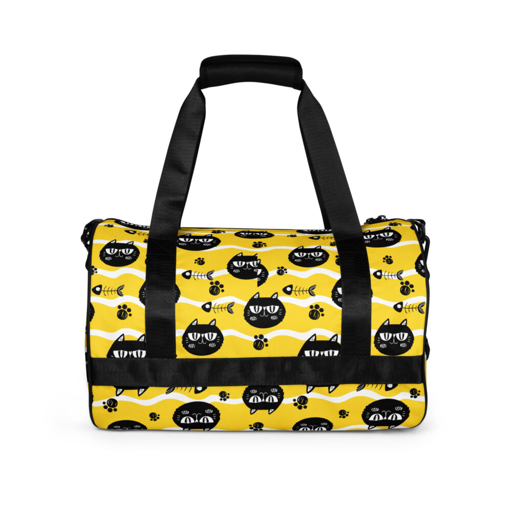 Borsone Sport Yellow Wave Midi - immagine 6