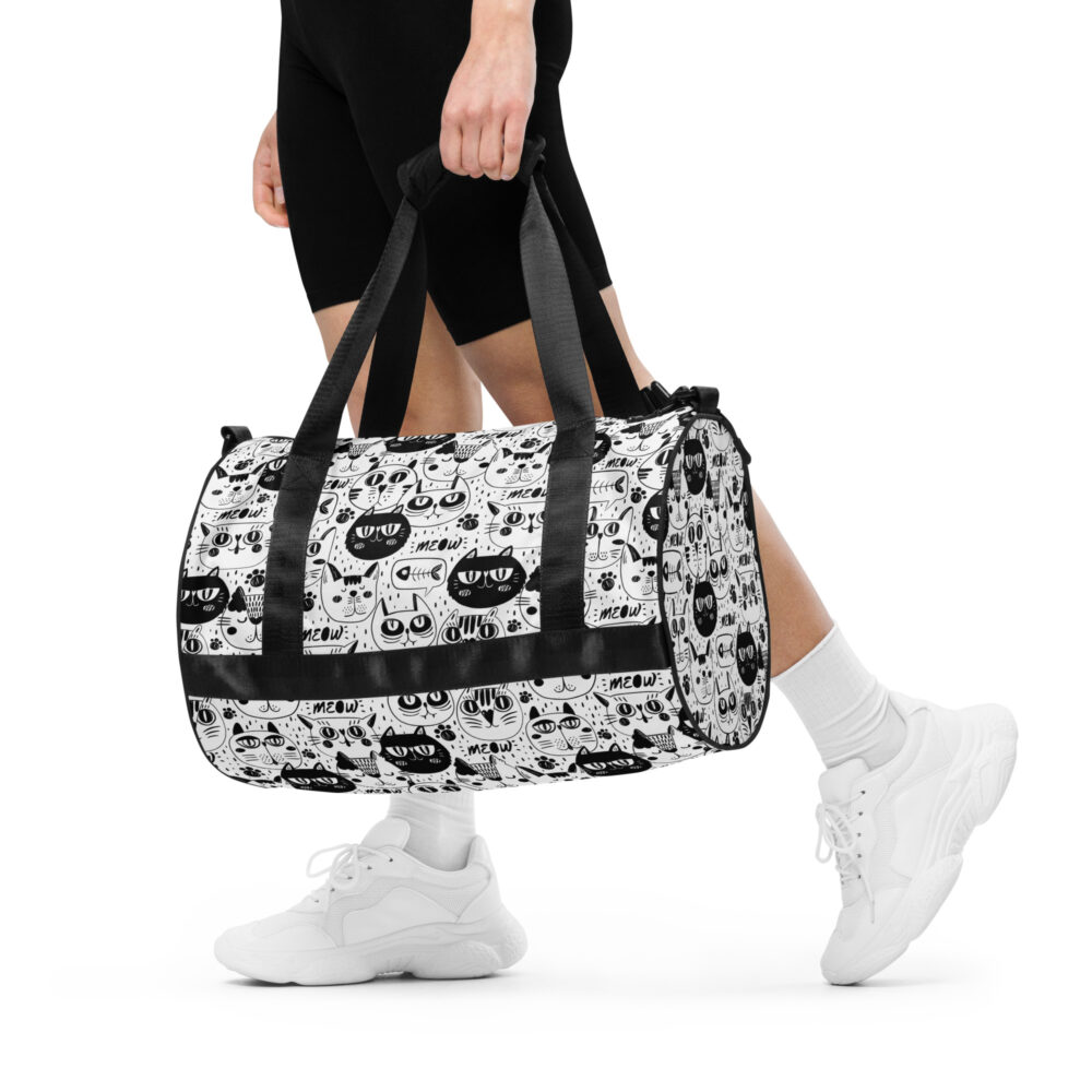 Borsone Sport Cat Faces Collection - immagine 4