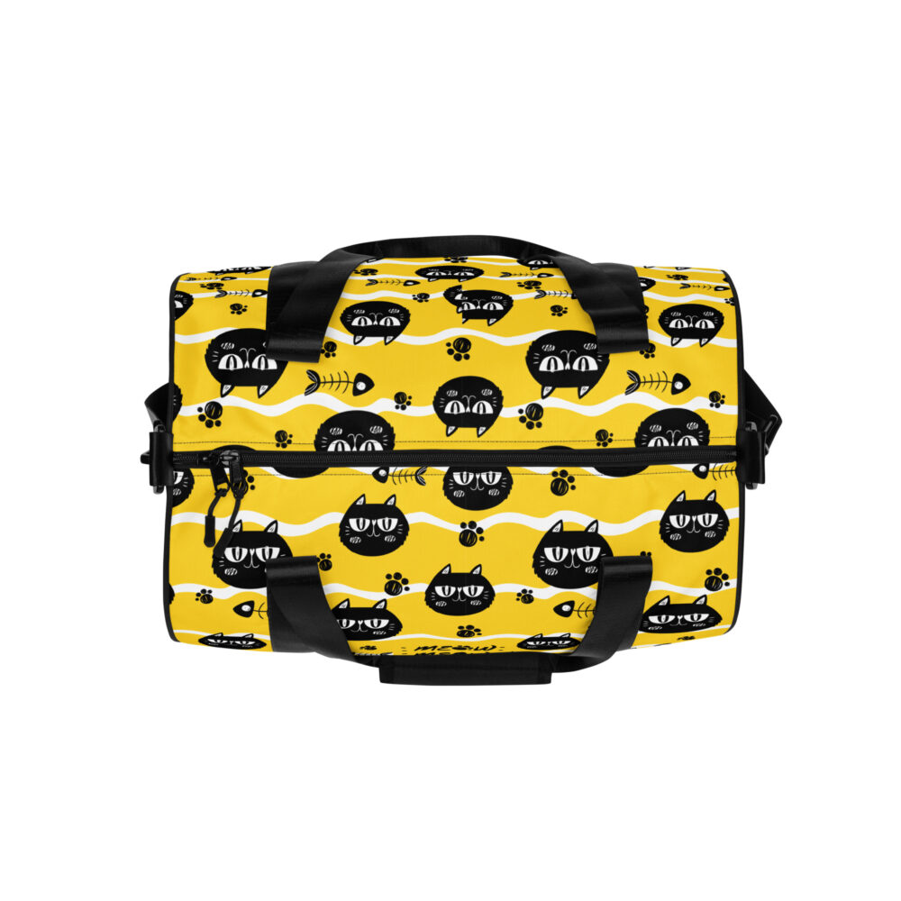 Borsone Sport Yellow Wave Midi - immagine 5