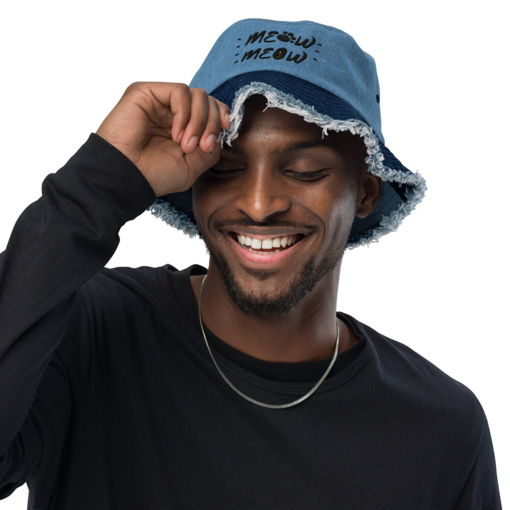 Denim Meow Bucket Hat - immagine 7