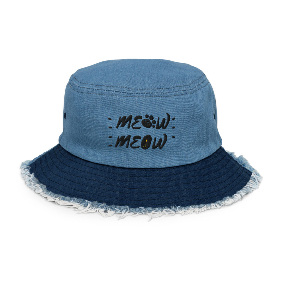 Denim Meow Bucket Hat - immagine 6