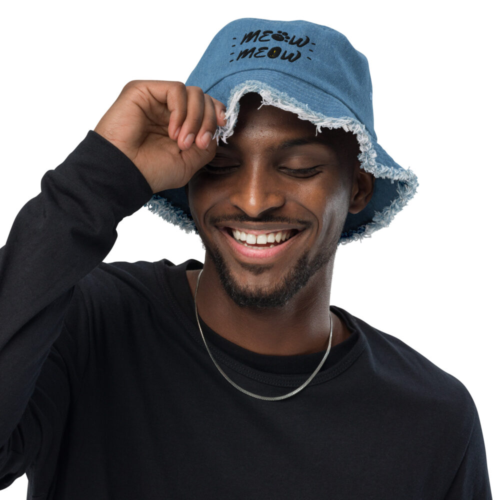 Denim Meow Bucket Hat - immagine 12