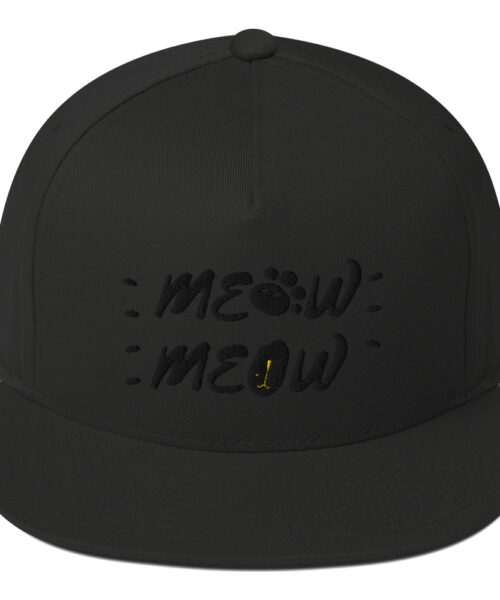 Flat Meow Cap