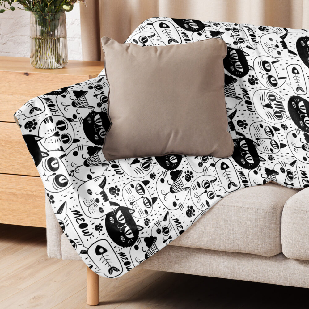 Coperta Sherpa Meow Mix - immagine 8