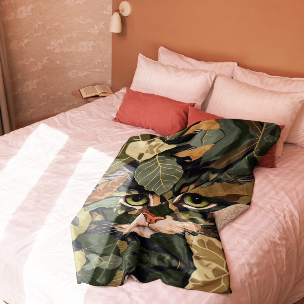 Coperta Sherpa Jungle Cat - immagine 4