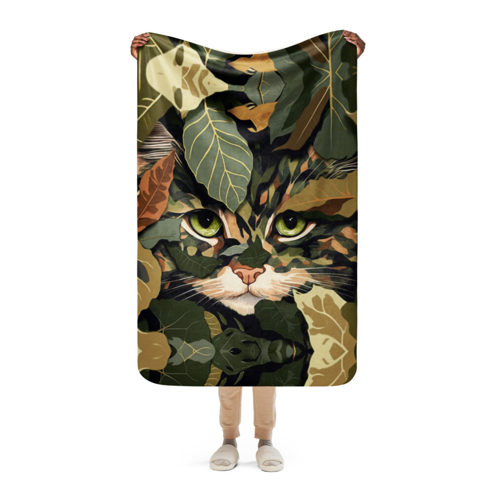 Coperta Sherpa Jungle Cat - immagine 6