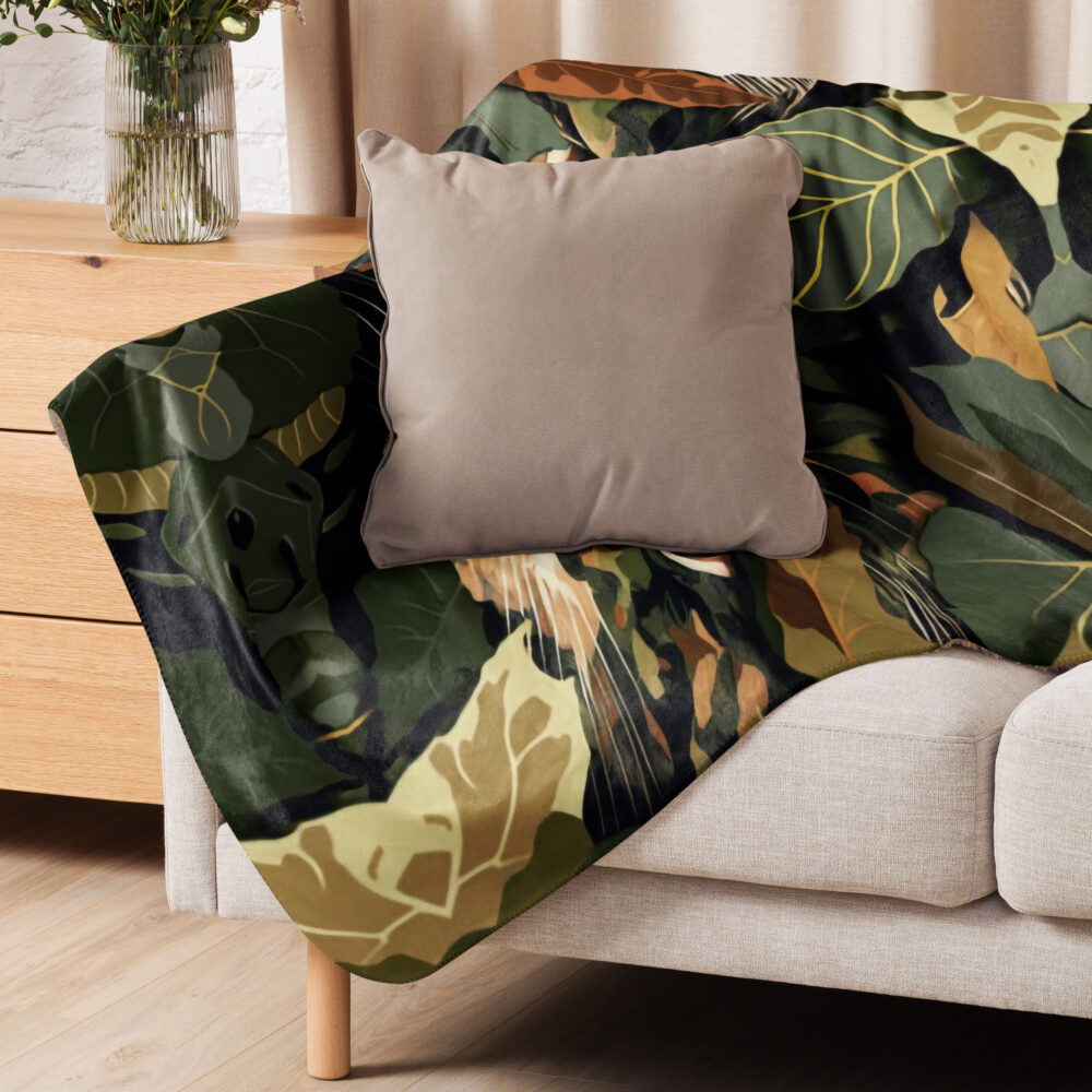 Coperta Sherpa Jungle Cat - immagine 7