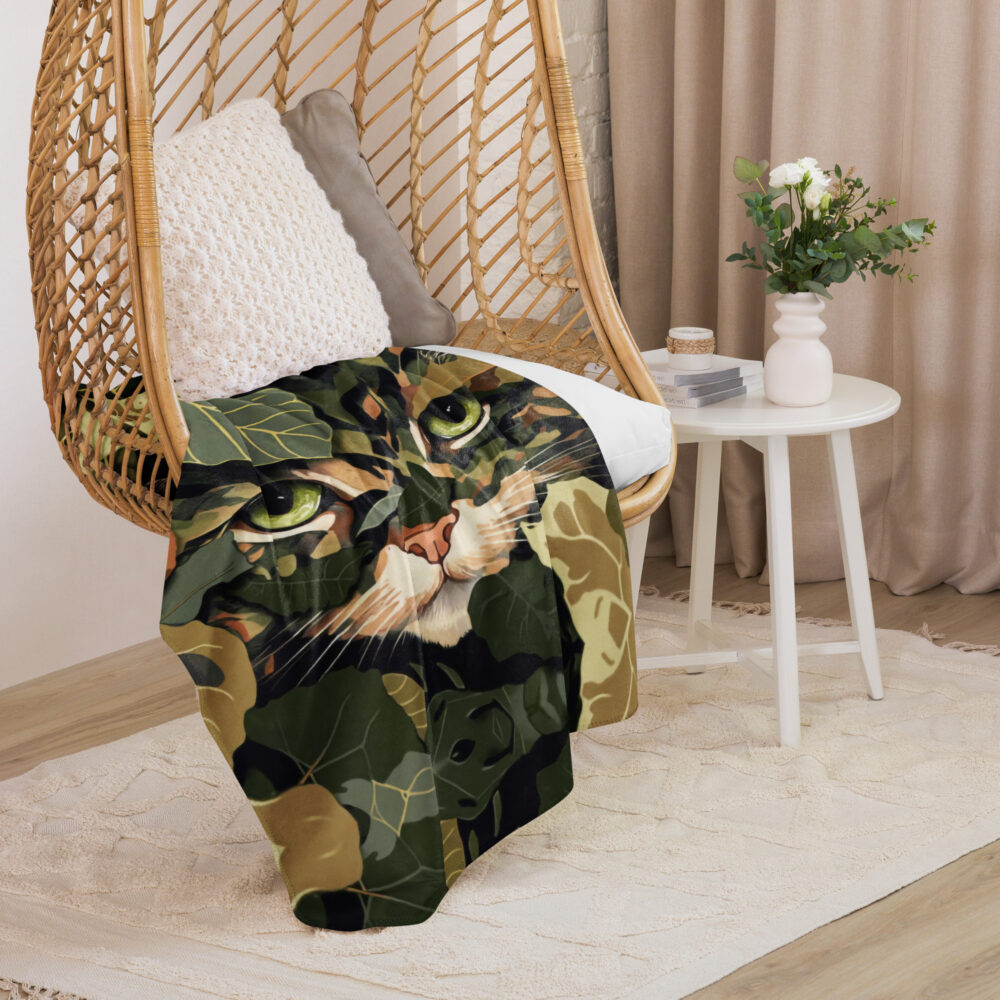 Coperta Sherpa Jungle Cat - immagine 8