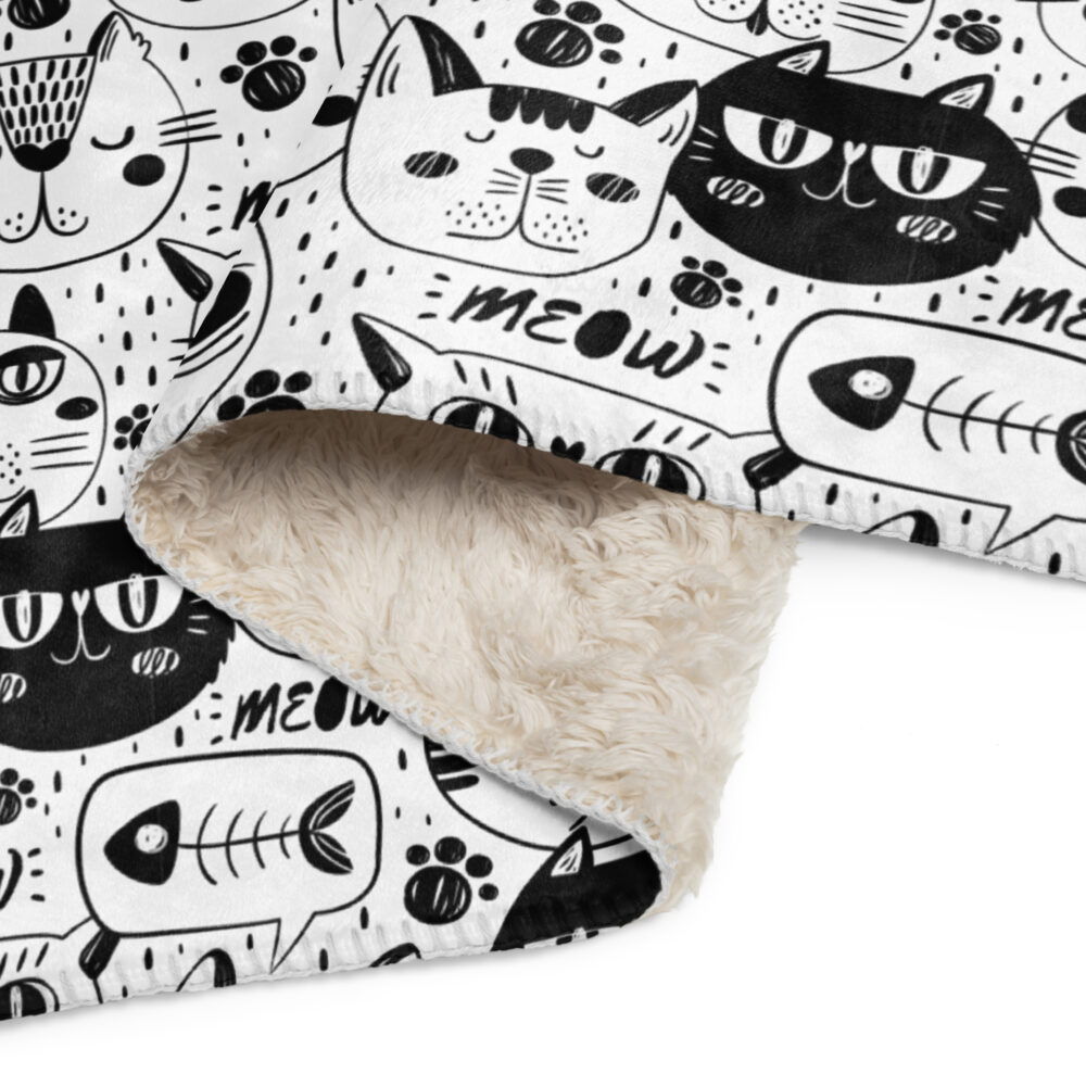 Coperta Sherpa Meow Mix - immagine 7