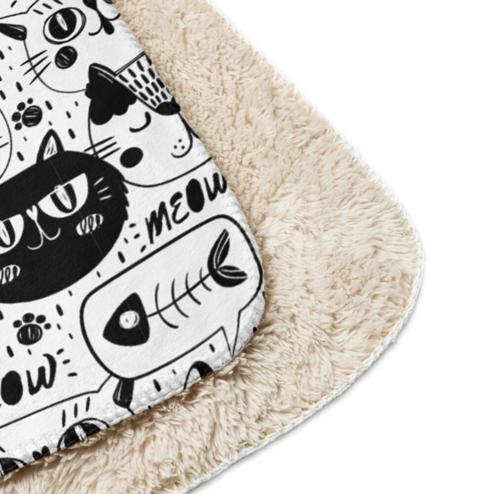 Coperta Sherpa Meow Mix - immagine 6