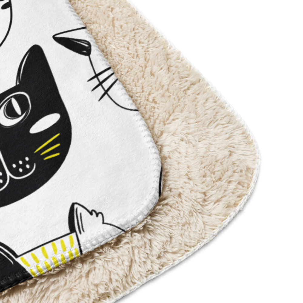Coperta Sherpa Feline Moods - immagine 10