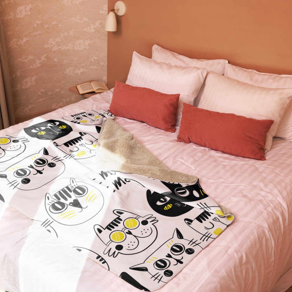 Coperta Sherpa Feline Moods - immagine 12