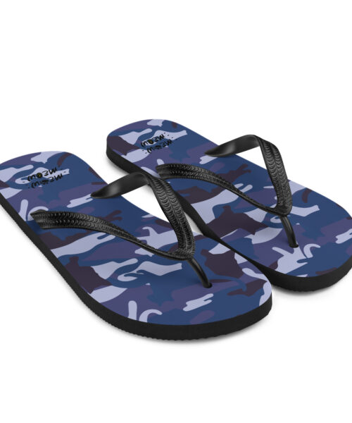 Navy Cat Camo - Infradito