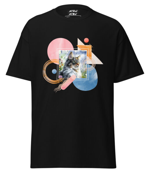 T-Shirt Geometric Feline