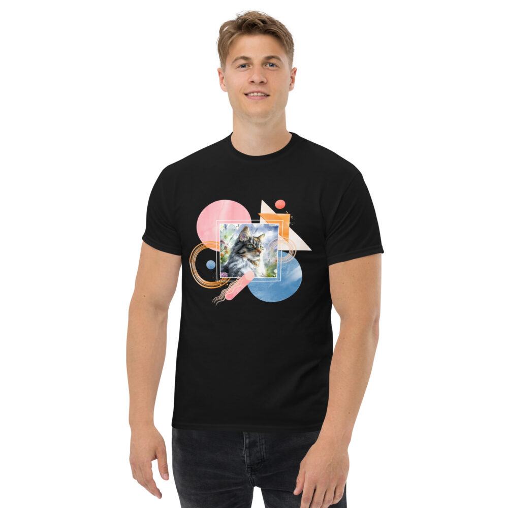 T-Shirt Geometric Feline - immagine 3