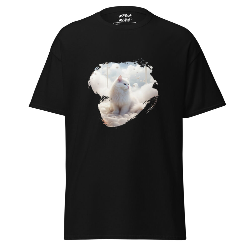Divine White Cat Celestial Tee