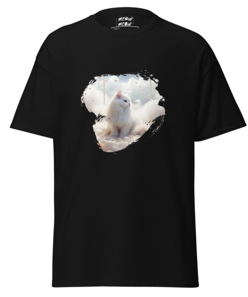Divine White Cat Celestial Tee