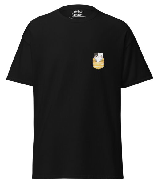 T-Shirt Maniche Corte Yellow Stripe Pocket
