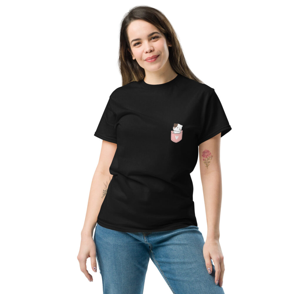 T-Shirt Maniche Corte Heart Pocket Kitty - immagine 2