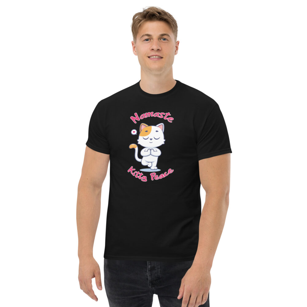 T-shirt Gattino Namaste - immagine 3
