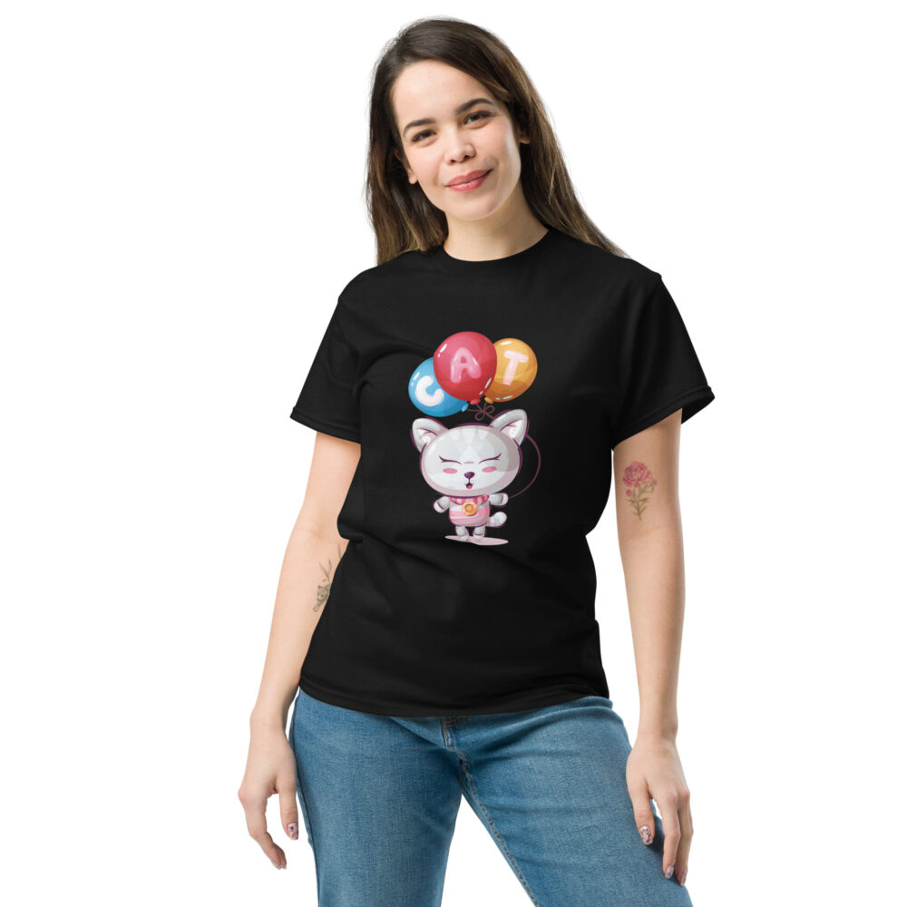 T-shirt Balloon Party Cat - immagine 2