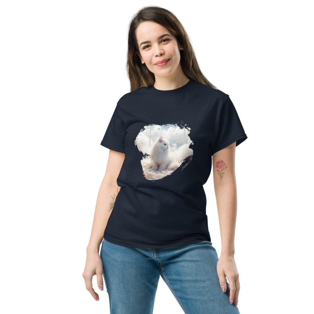 Divine White Cat Celestial Tee - immagine 4