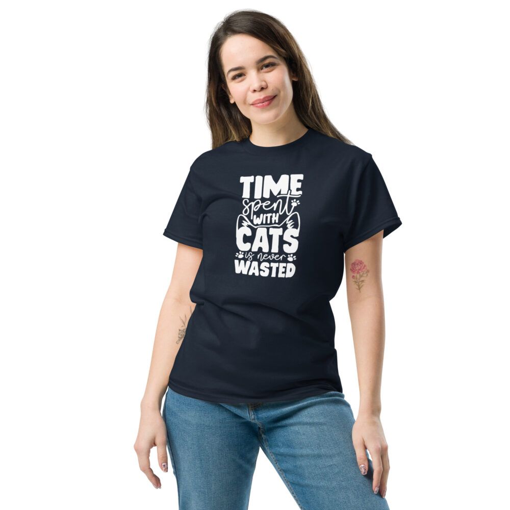 Cat Time never wasted Tee - immagine 4