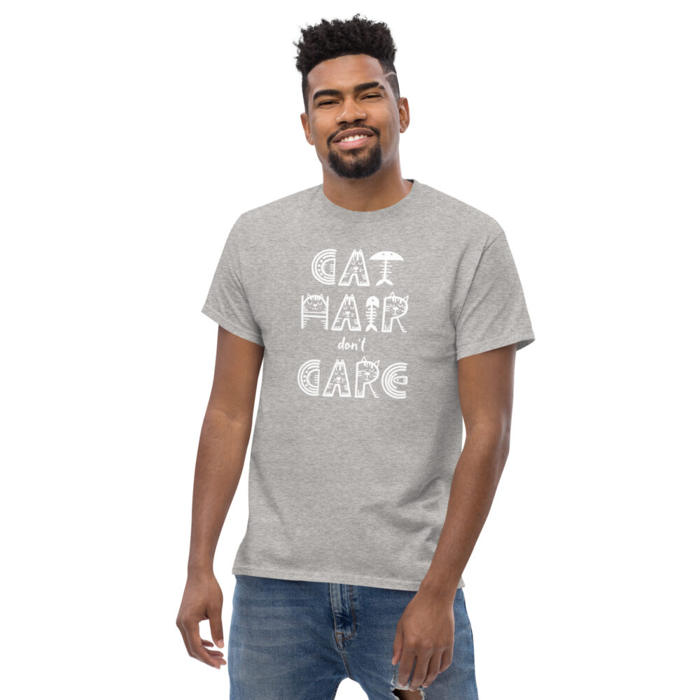 Cat Hair Don't Care Attitude Tee - immagine 7