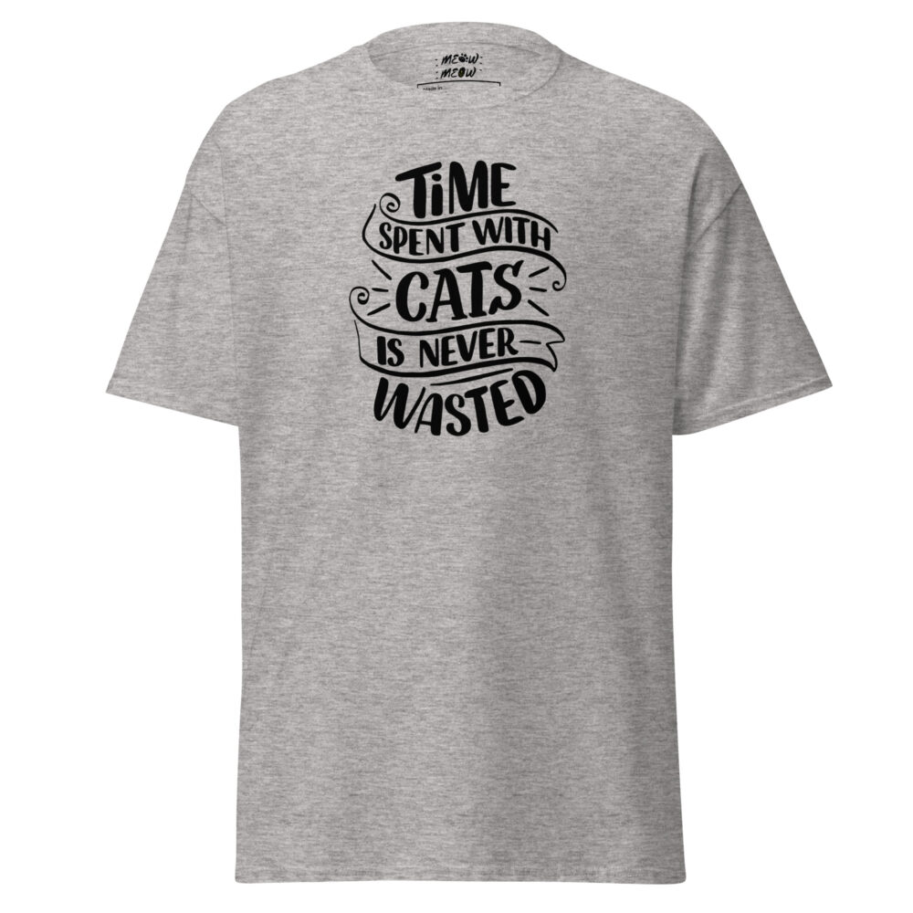 Cat Time never wasted Tee - immagine 12
