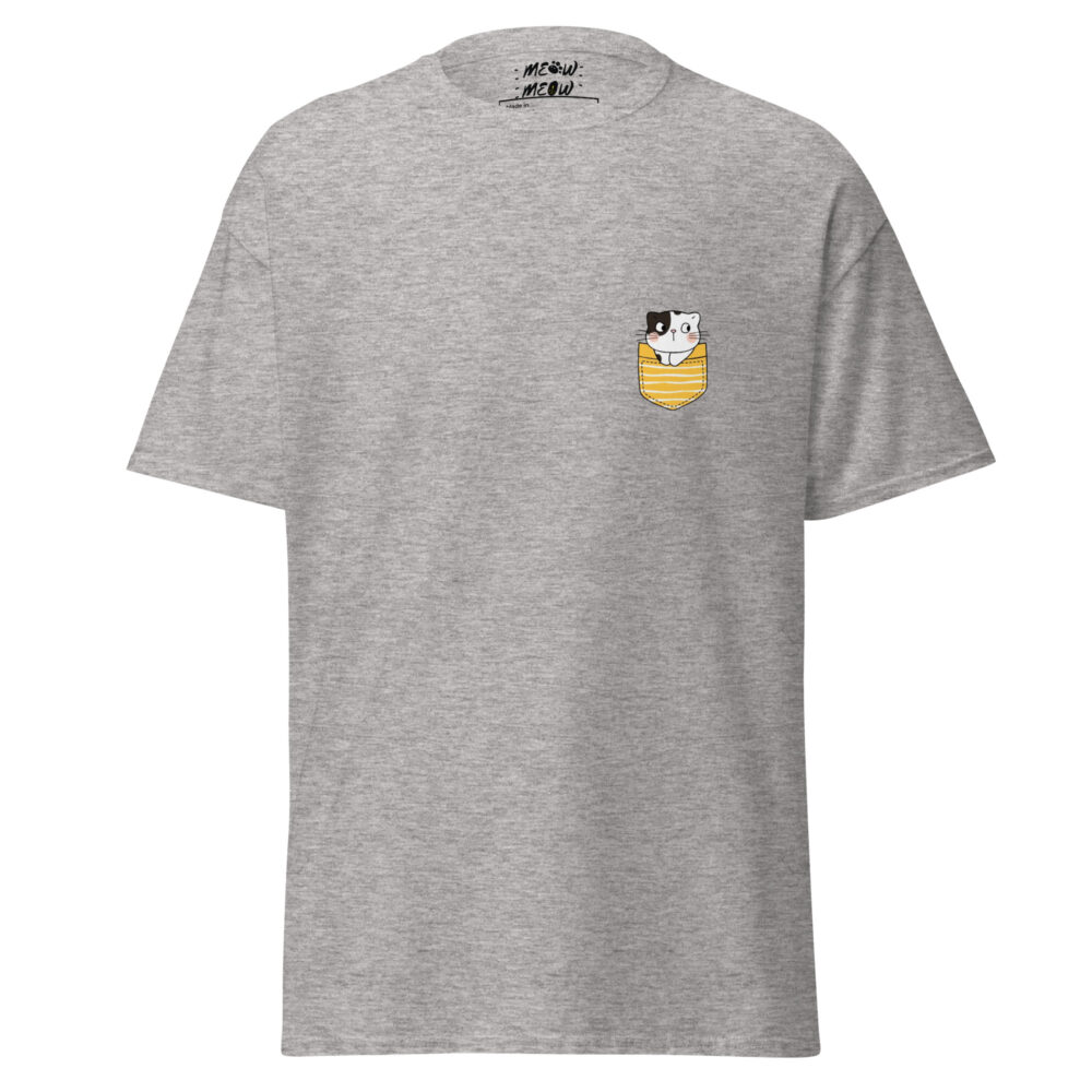 T-Shirt Maniche Corte Yellow Stripe Pocket - immagine 11