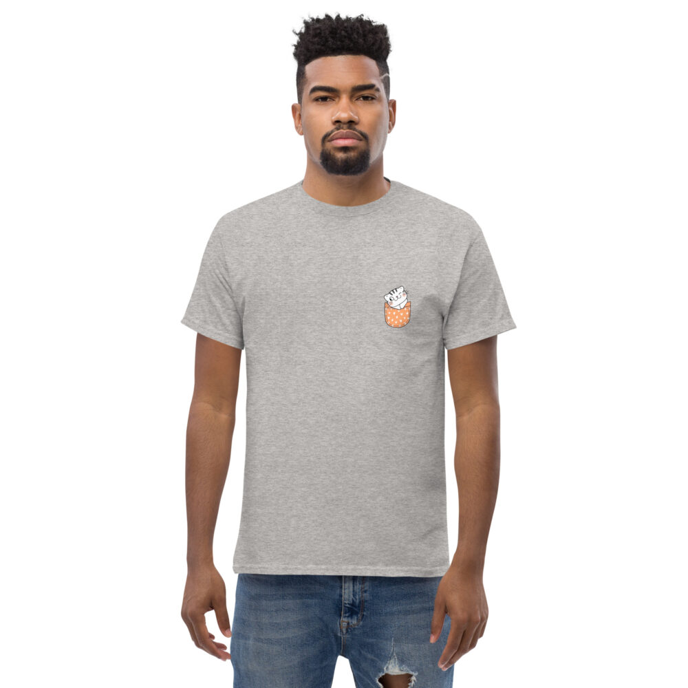 T-Shirt Maniche Corte Orange Pocket Tiger - immagine 7