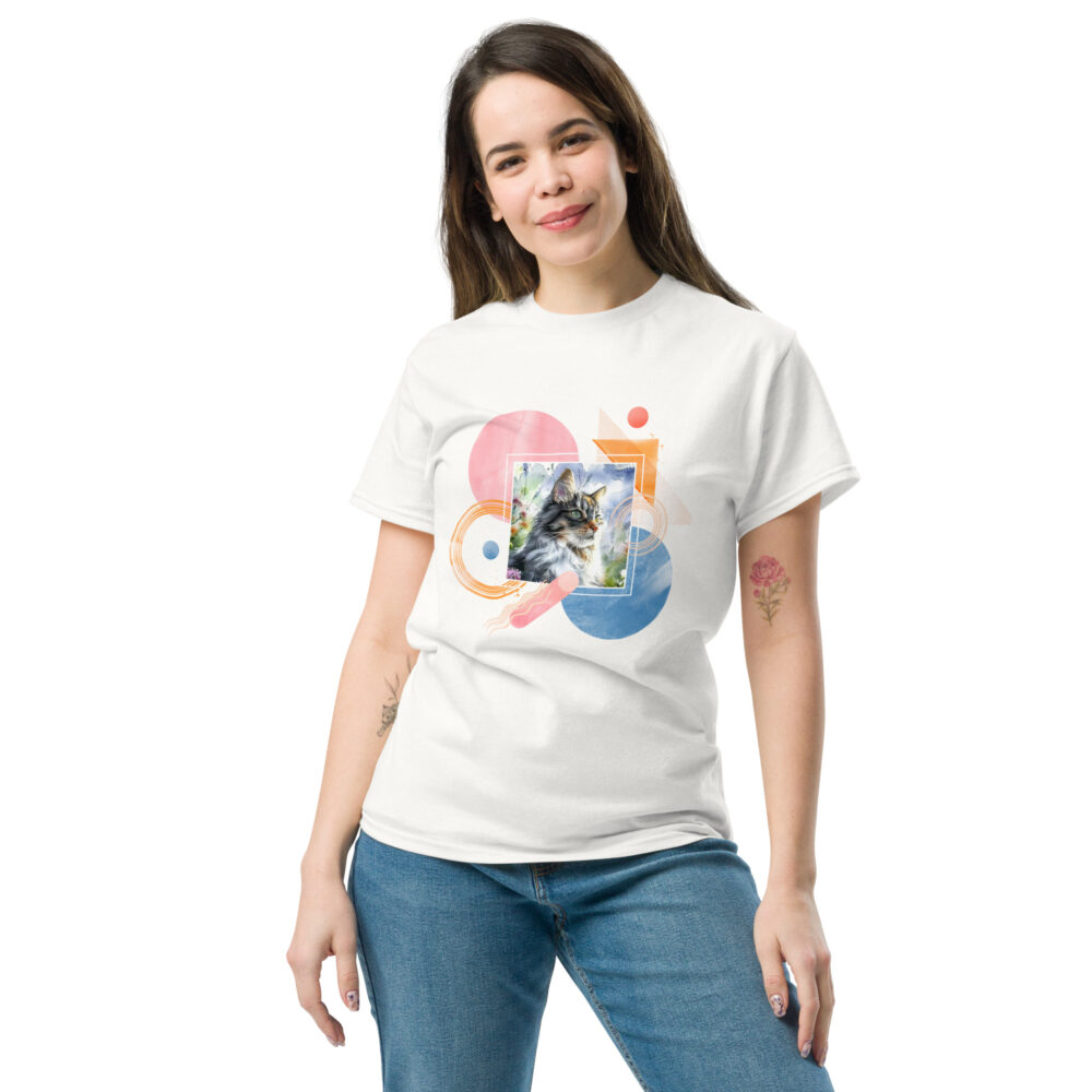 T-Shirt Geometric Feline - immagine 8