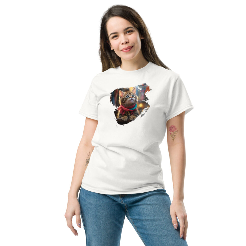 Scarfy Kitten Winter Tee - immagine 8