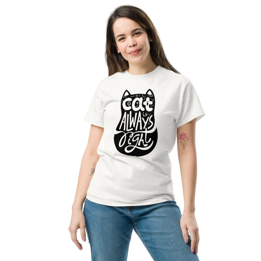 Feline Wisdom Statement Tee - immagine 14