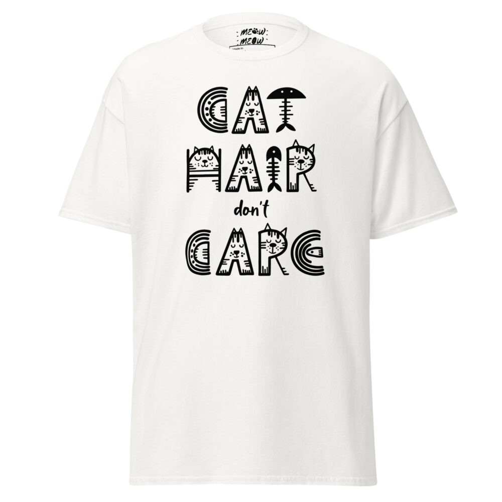 Cat Hair Don't Care Attitude Tee - immagine 16