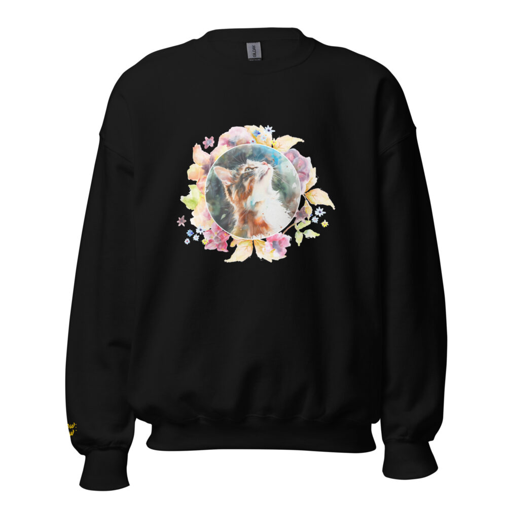 Felpa Girocollo Blossom Cat