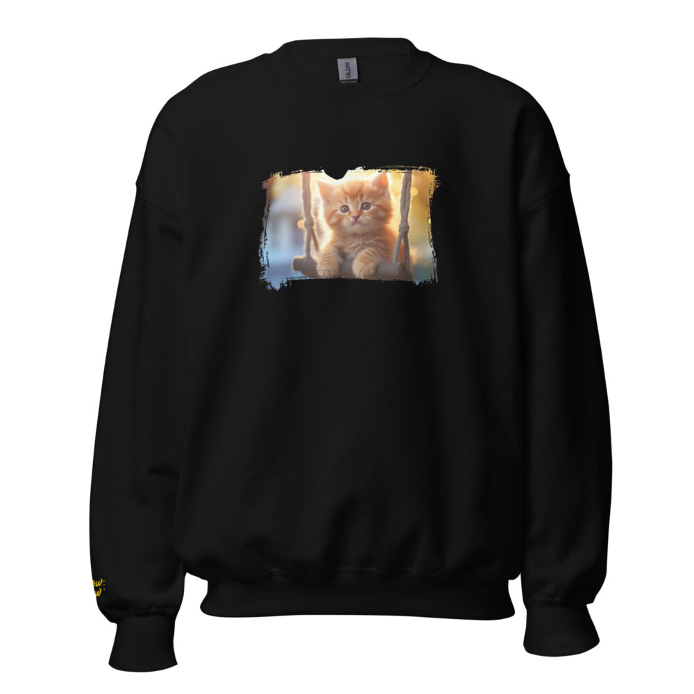 Golden Swing Kitten Crewneck