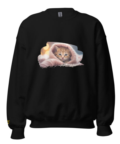 Cozy Blanket Kitten Comfort Crewneck