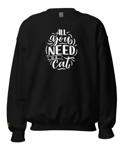 Cat Time Crewneck Sweater