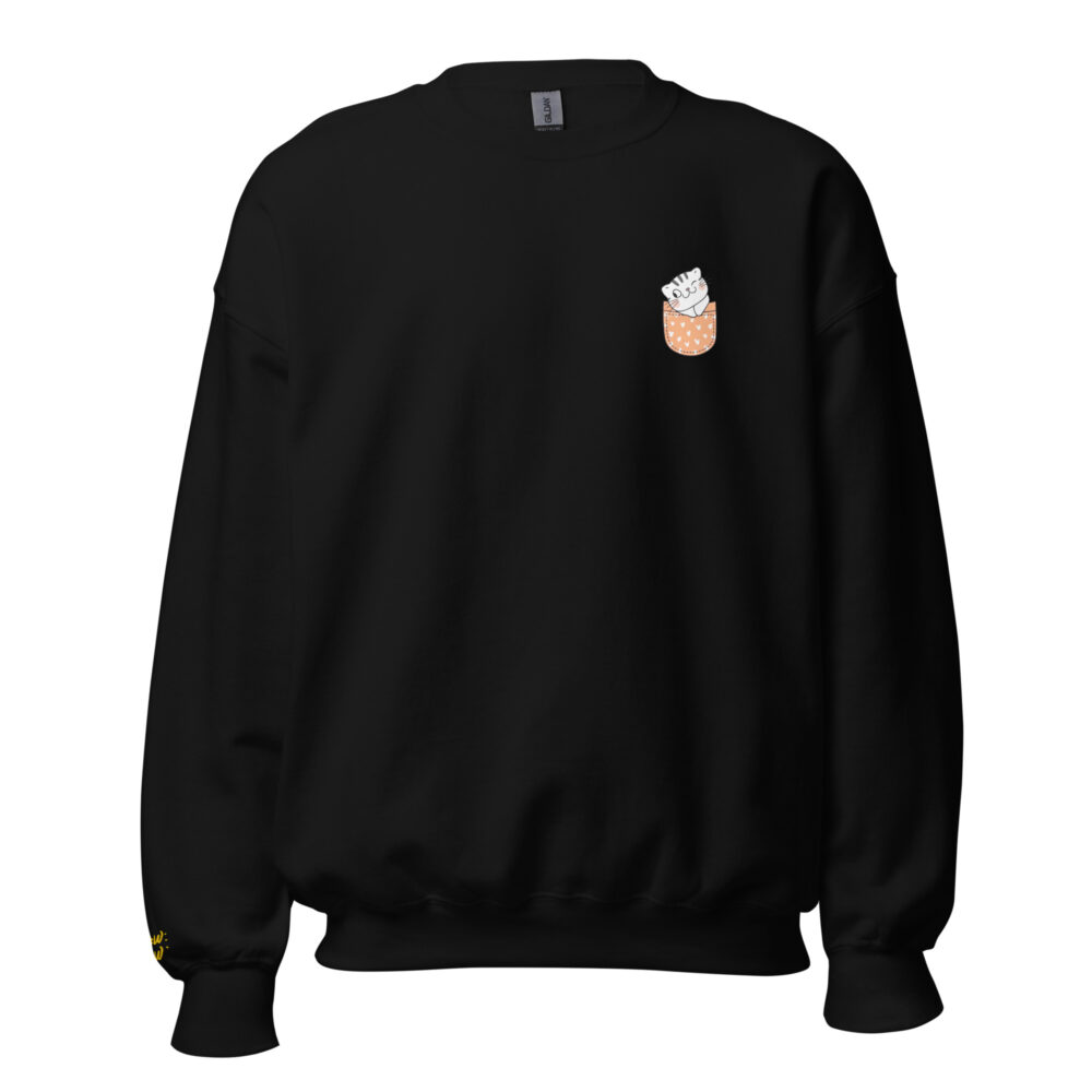 Felpa Girocollo Orange Pocket Tiger