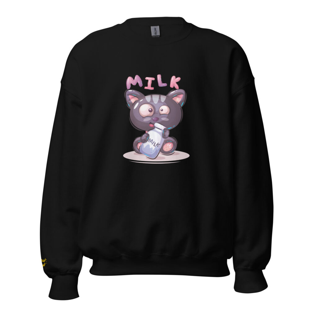 Felpa Girocollo Latteria Felina