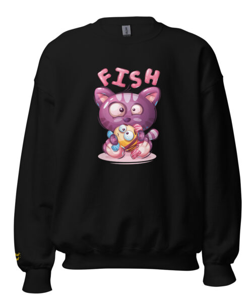 Felpa Girocollo Mania Pesce