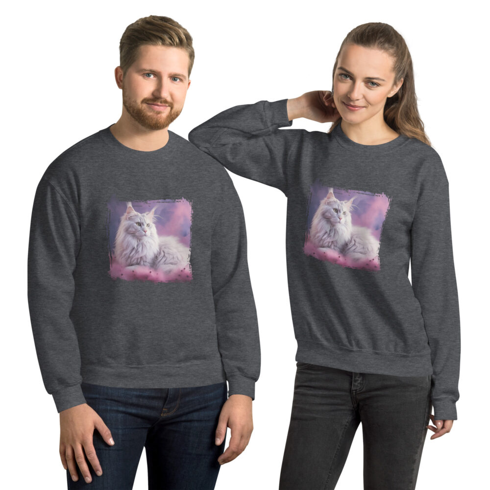 Purple Haze Cat Elegance Crewneck - immagine 12